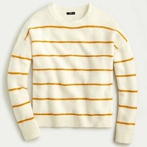 Jcrew oversized striped Alpaca sweater